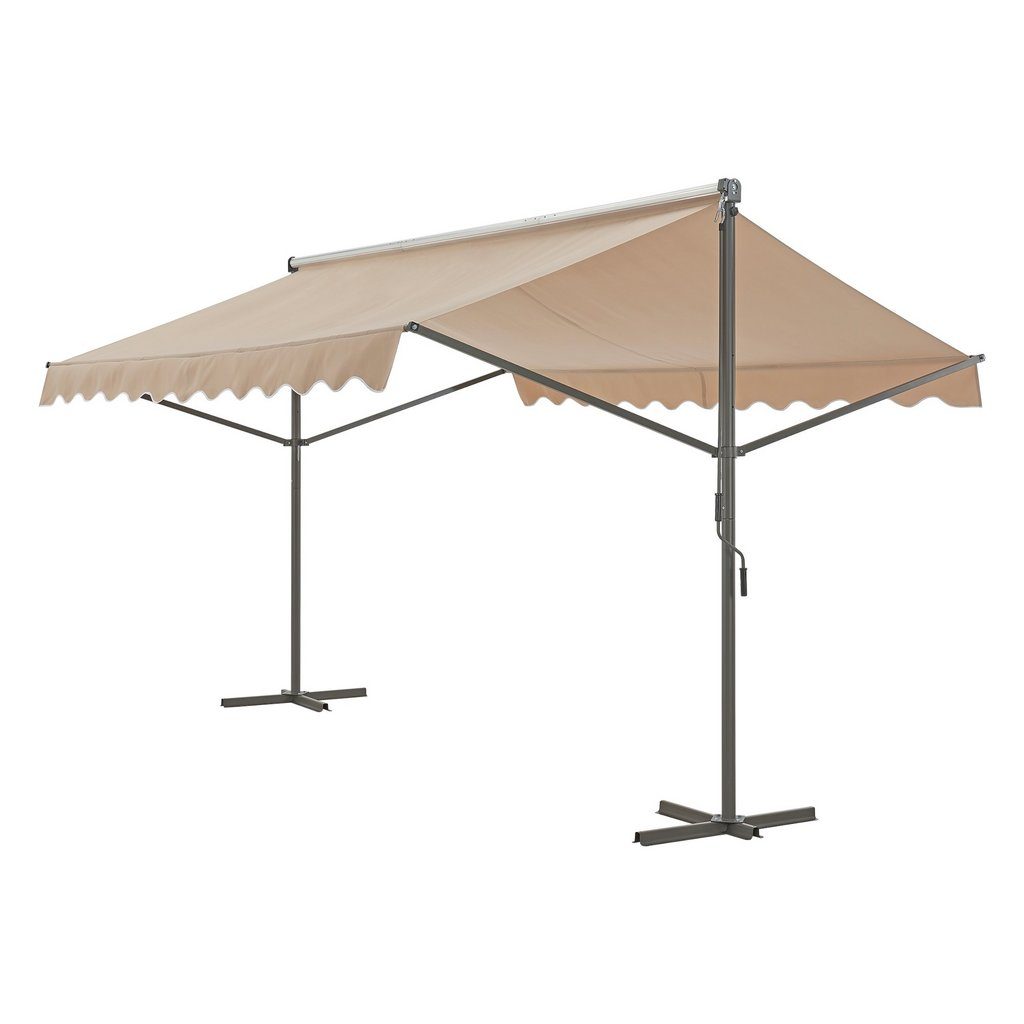 PRO.TEC Selenizza Markise 300x300cm Sandfarben